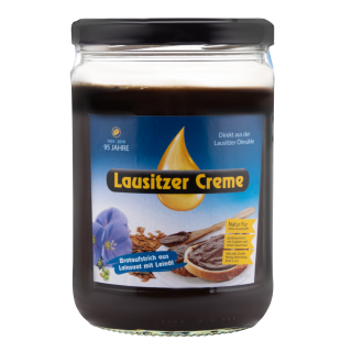 Lausitzer Creme - Leinöl-Brotaufstrich ohne Zusatzstoffe, vegan, 500g